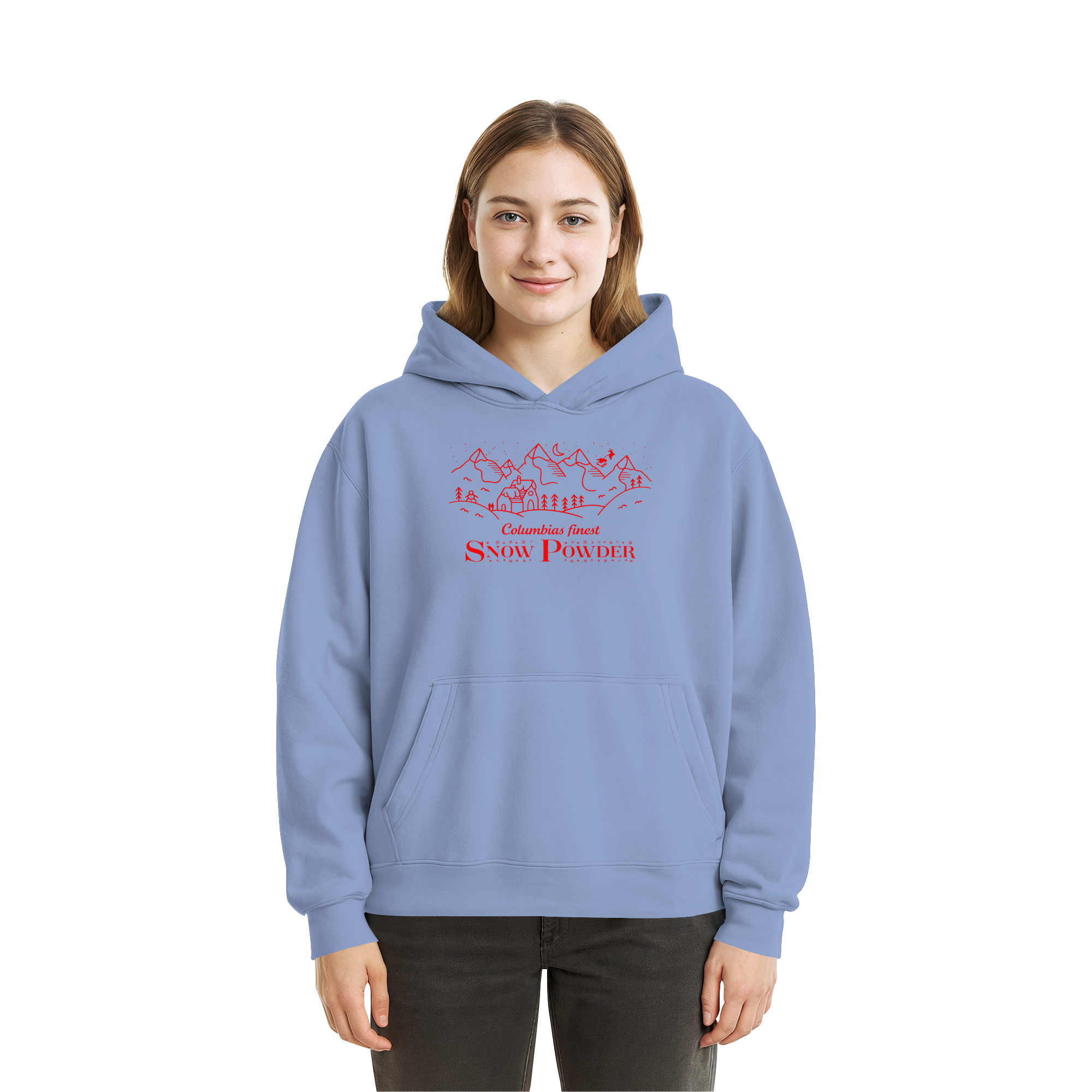 Columbia Snow Powder - Fluffy Boxcut Hoodie