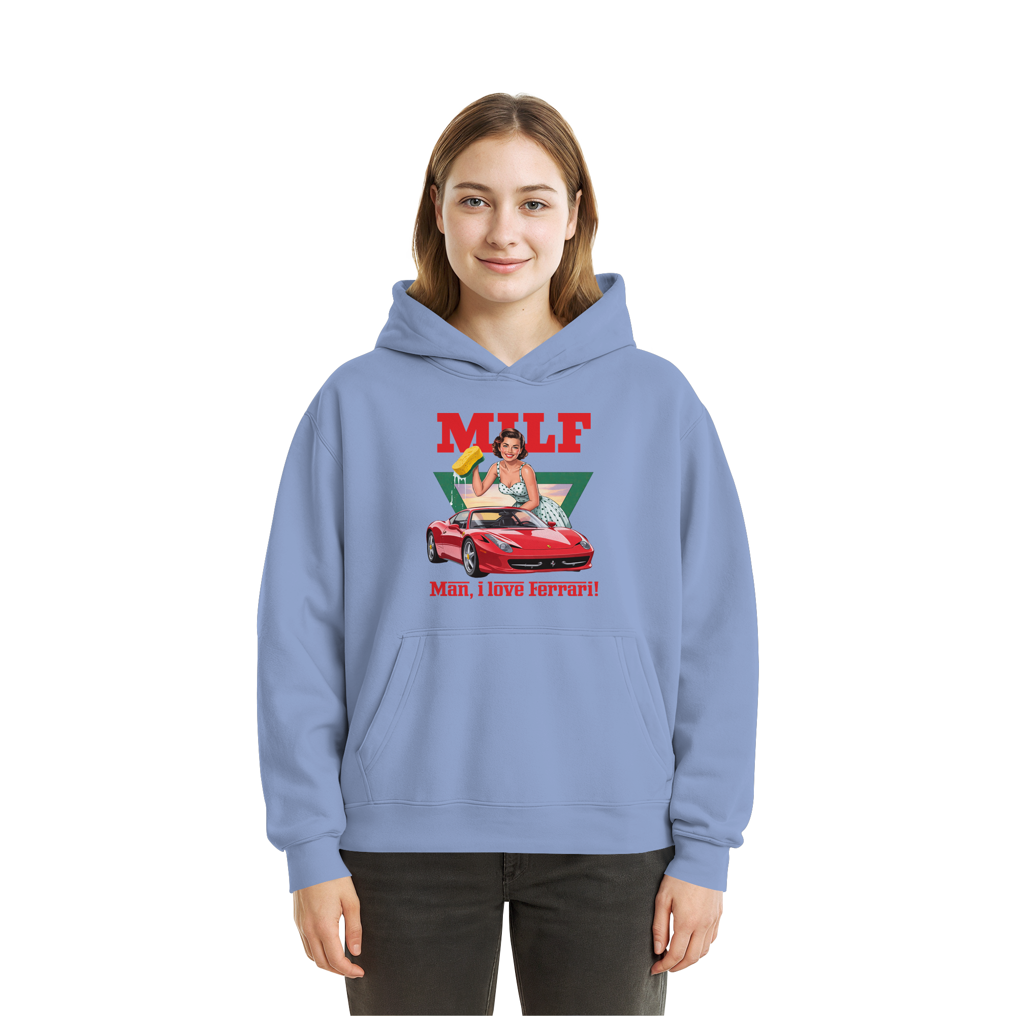 MILF - Fluffy Boxcut Hoodie