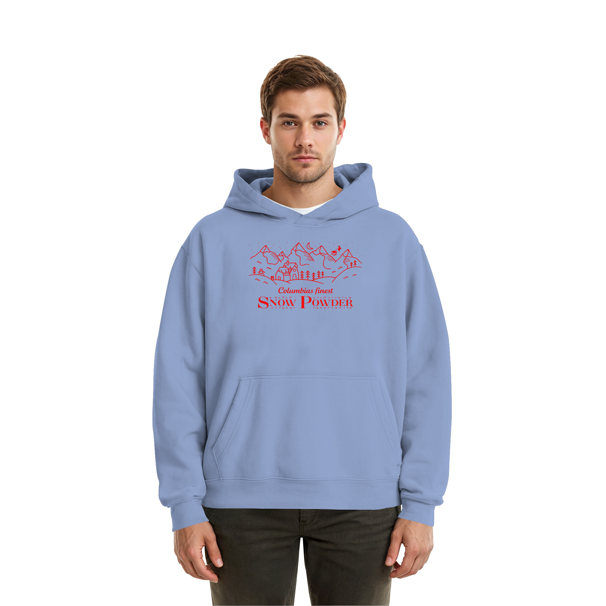 Columbia Snow Powder - Fluffy Boxcut Hoodie