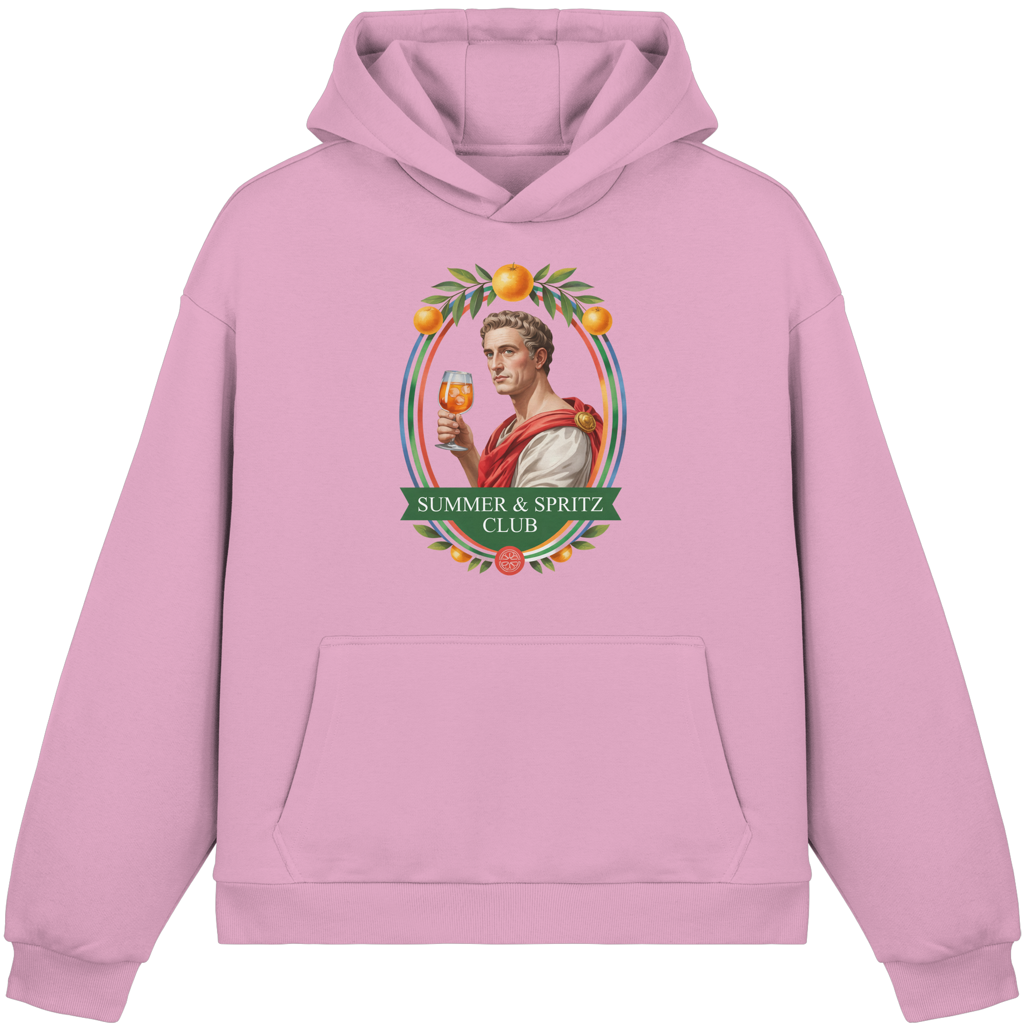 Summer Spritz - Fluffy Boxcut Hoodie
