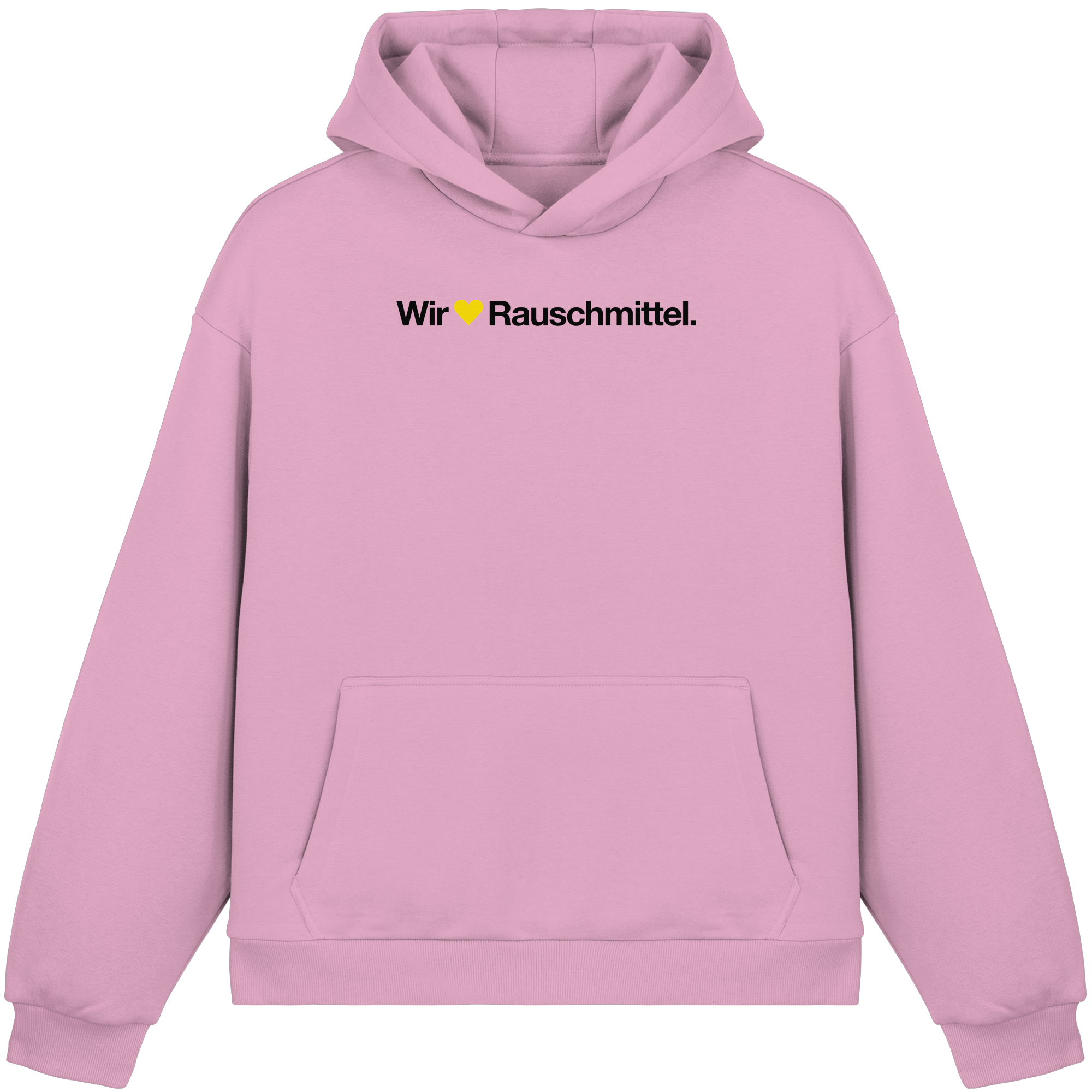 Wir Lieben Rauschmittel - Light - Fluffy Boxcut Hoodie