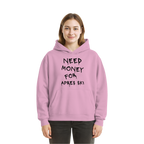 Need Money for Apres Ski - Fluffy Boxcut Hoodie