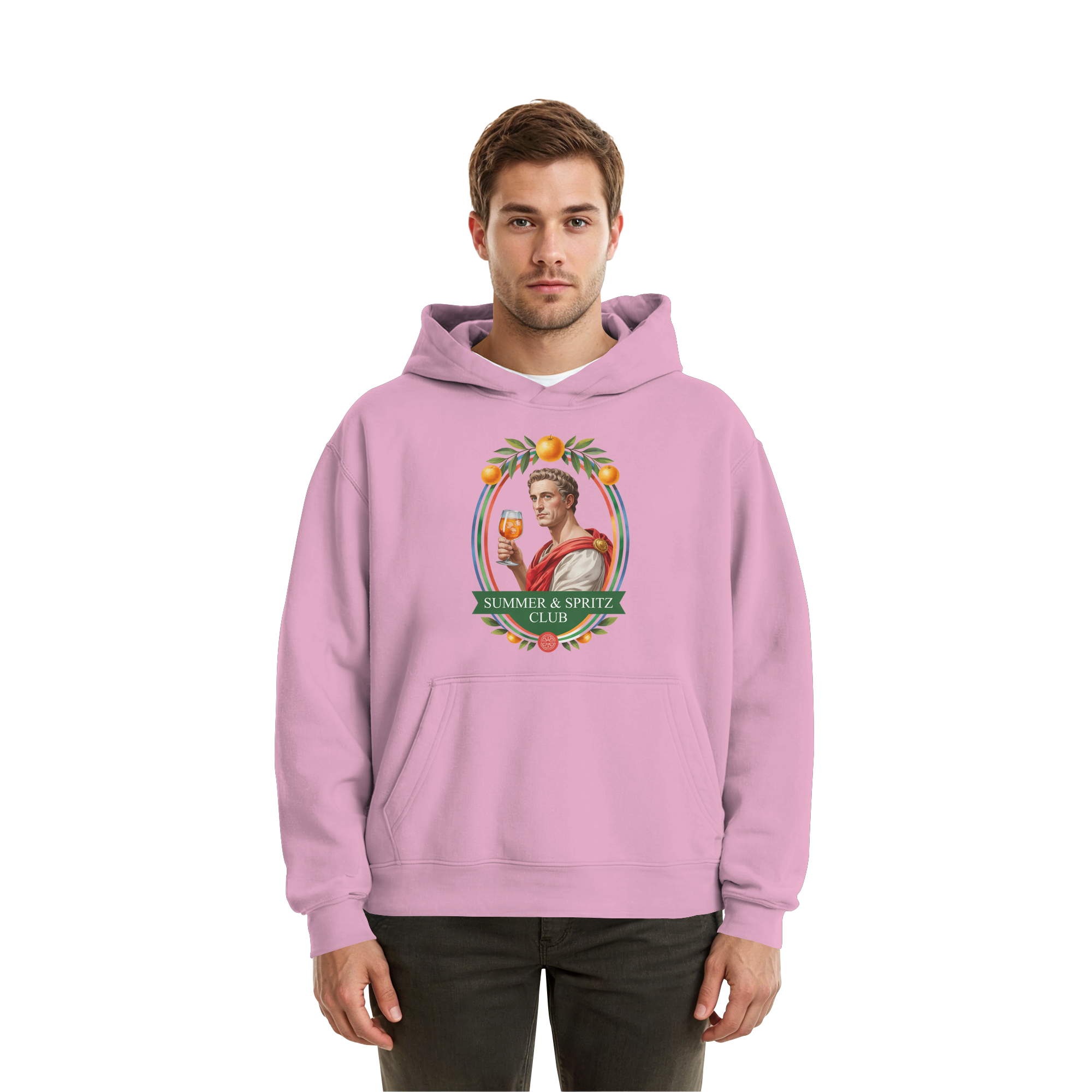 Summer Spritz - Fluffy Boxcut Hoodie