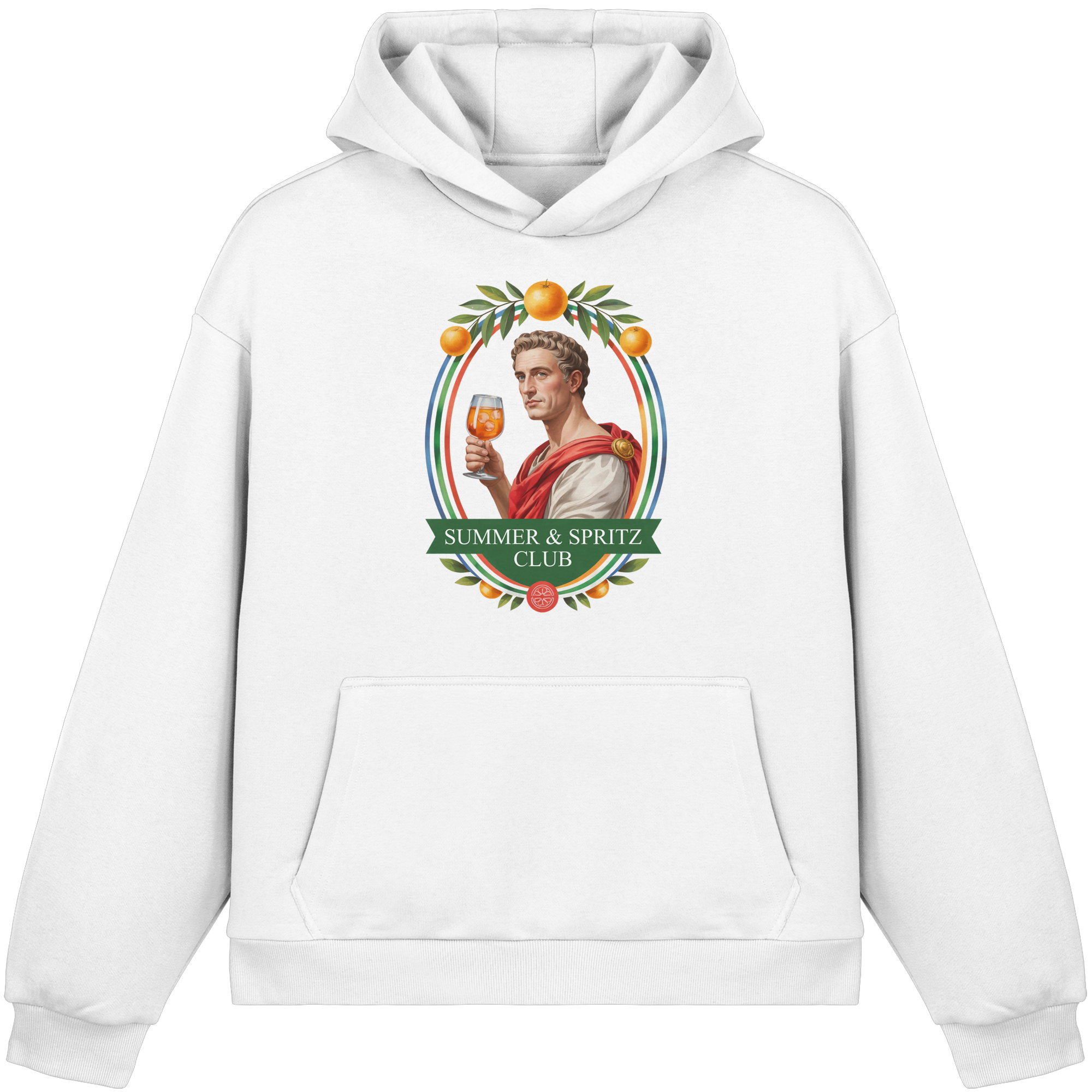Summer Spritz - Fluffy Boxcut Hoodie