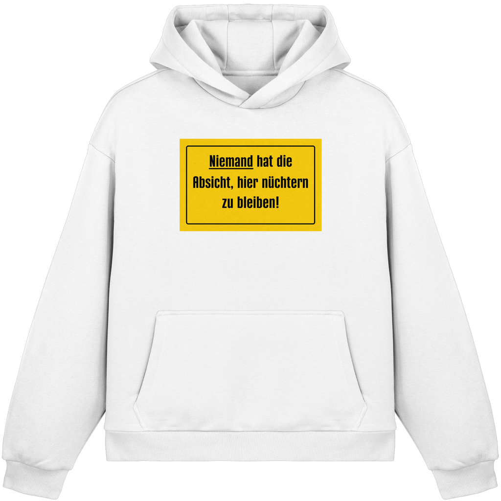 Nüchtern! - Fluffy Boxcut Hoodie