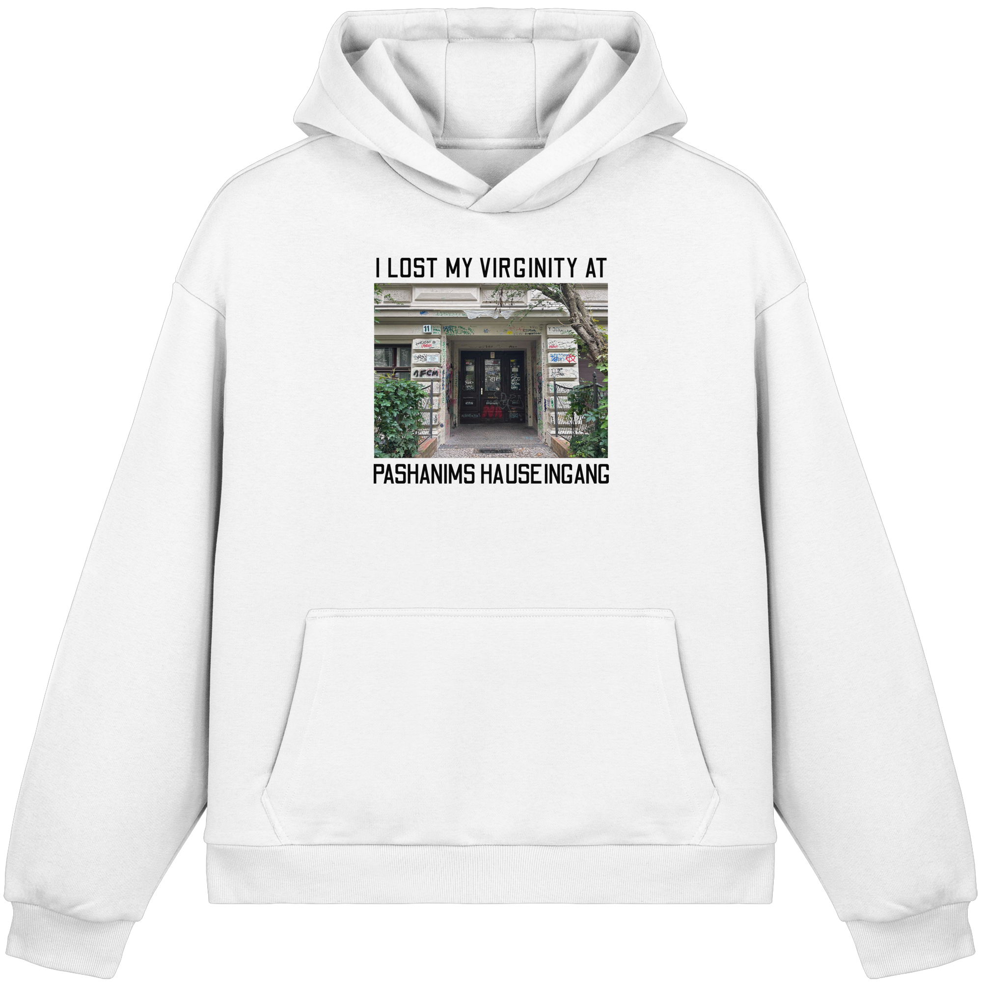 Pashanim Hauseingang - Fluffy Boxcut Hoodie