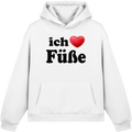 I Love Feet - Fluffy Boxcut Hoodie