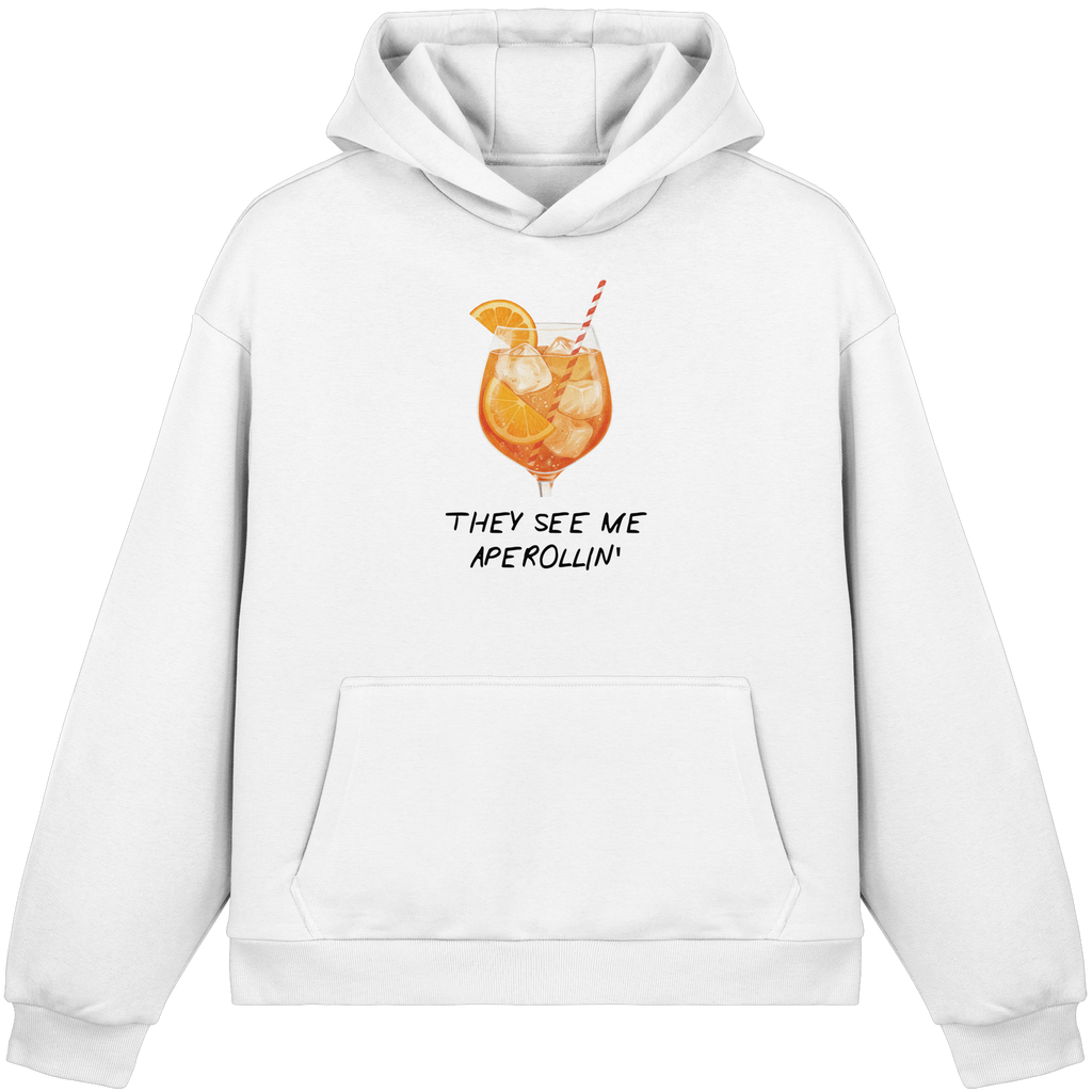Aperolin' - Fluffy Boxcut Hoodie