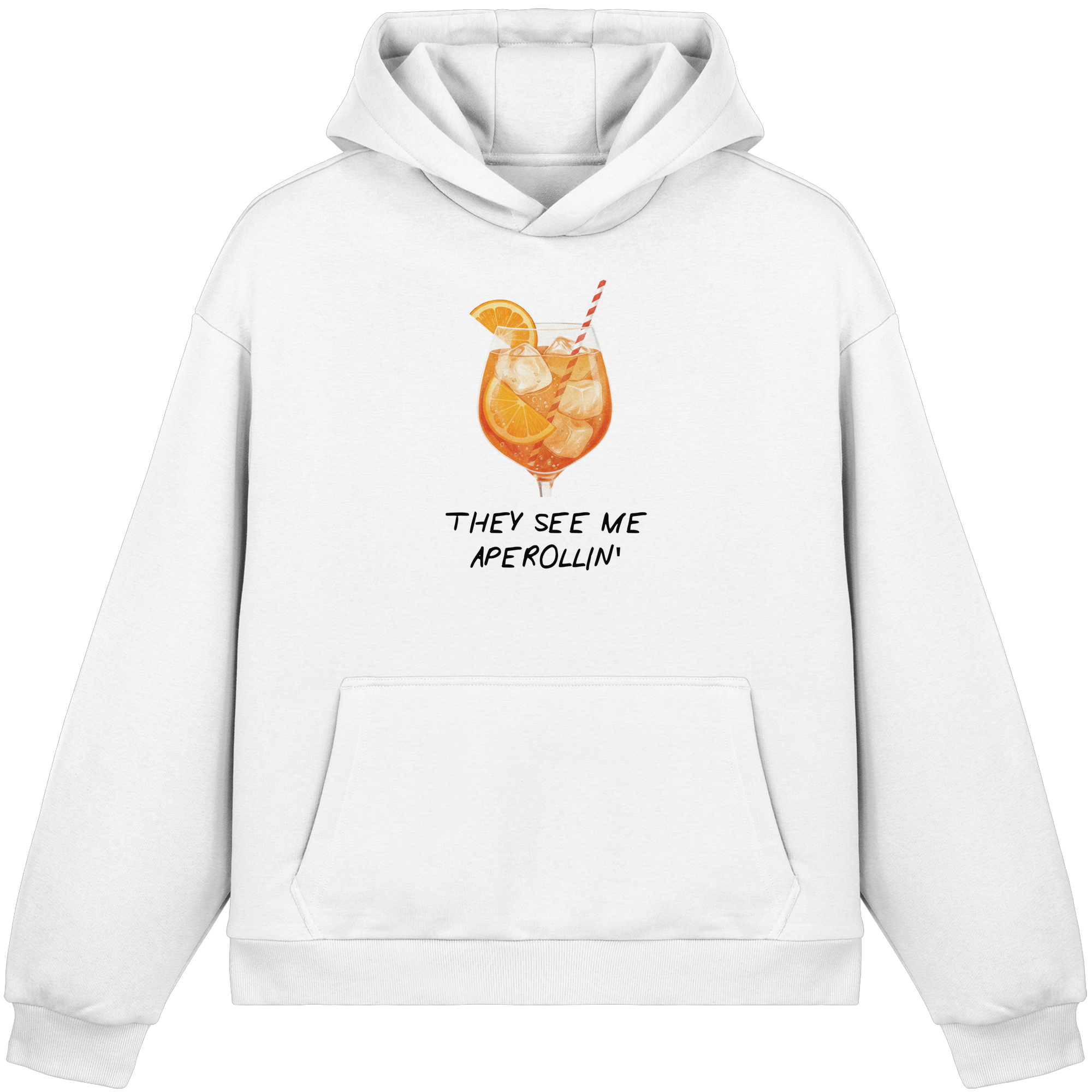 Aperolin' - Fluffy Boxcut Hoodie