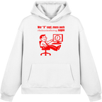 A-Rbeitszeitenbetrug - Red - Fluffy Boxcut Hoodie