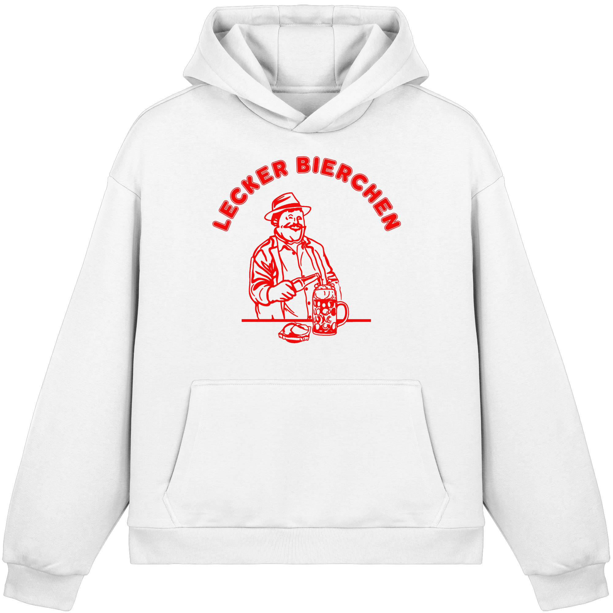 Lecker Bierchen! - Fluffy Boxcut Hoodie