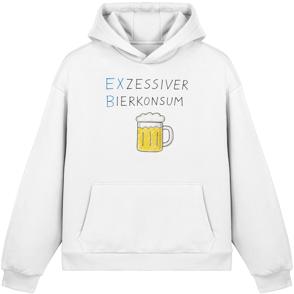 Exzessiver Bierkonsum - Fluffy Boxcut Hoodie