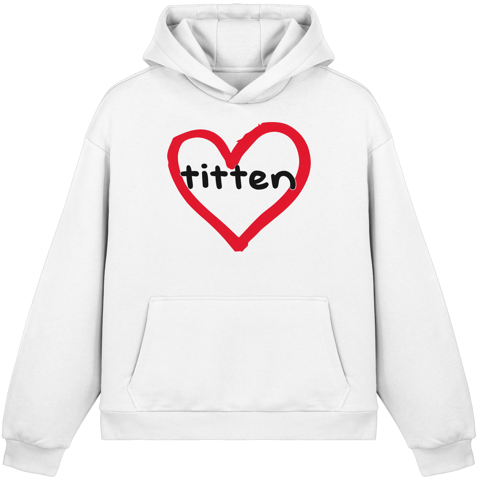 Titten - Fluffy Boxcut Hoodie