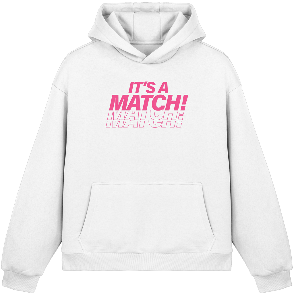 Its A Match - Fluffy Boxcut Hoodie
