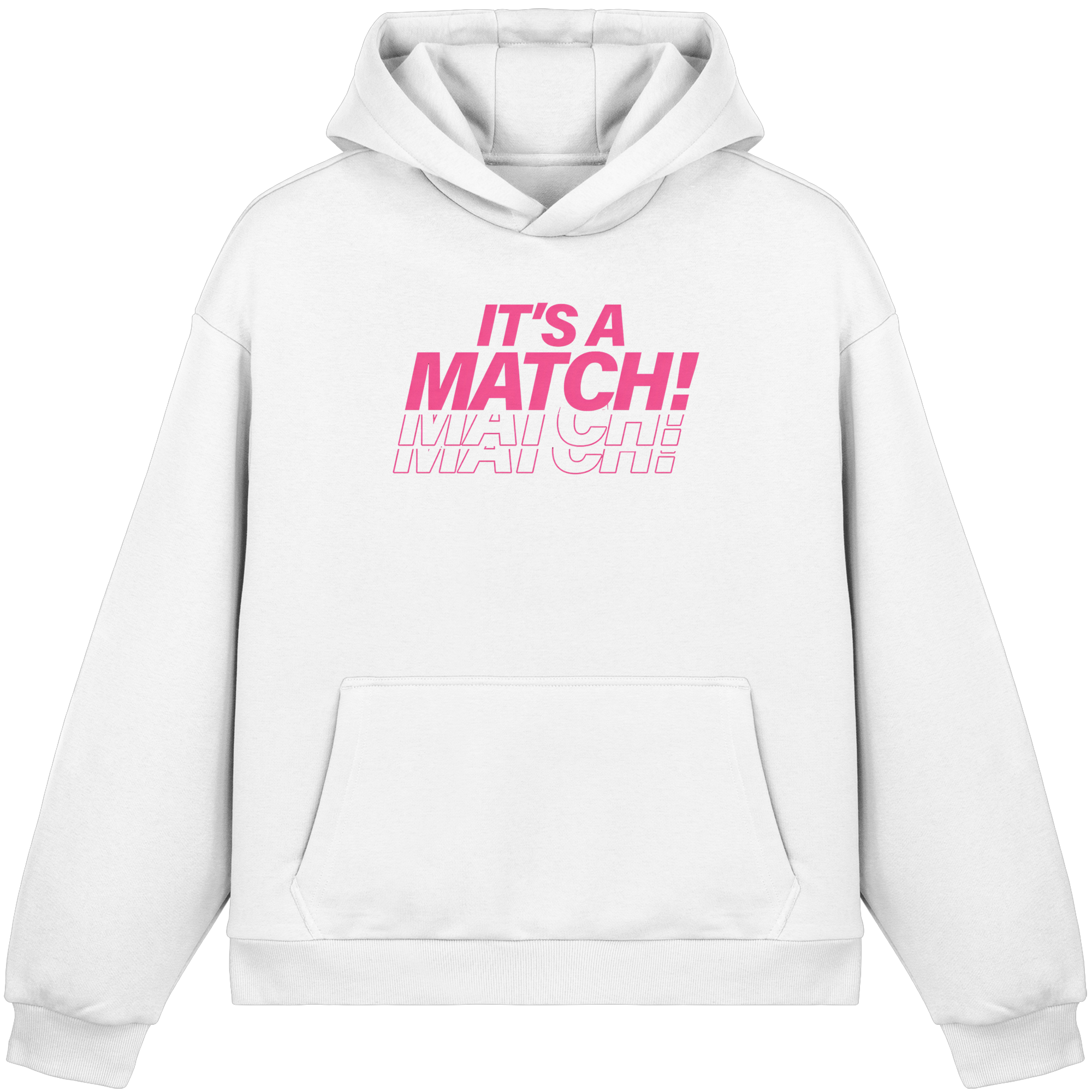 Its A Match - Fluffy Boxcut Hoodie