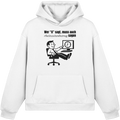 A-Rbeitszeitenbetrug - Black - Fluffy Boxcut Hoodie