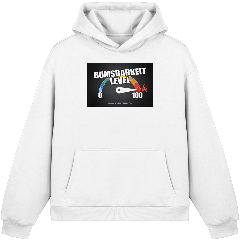 Bumsbarkeit LVL 100 - Fluffy Boxcut Hoodie
