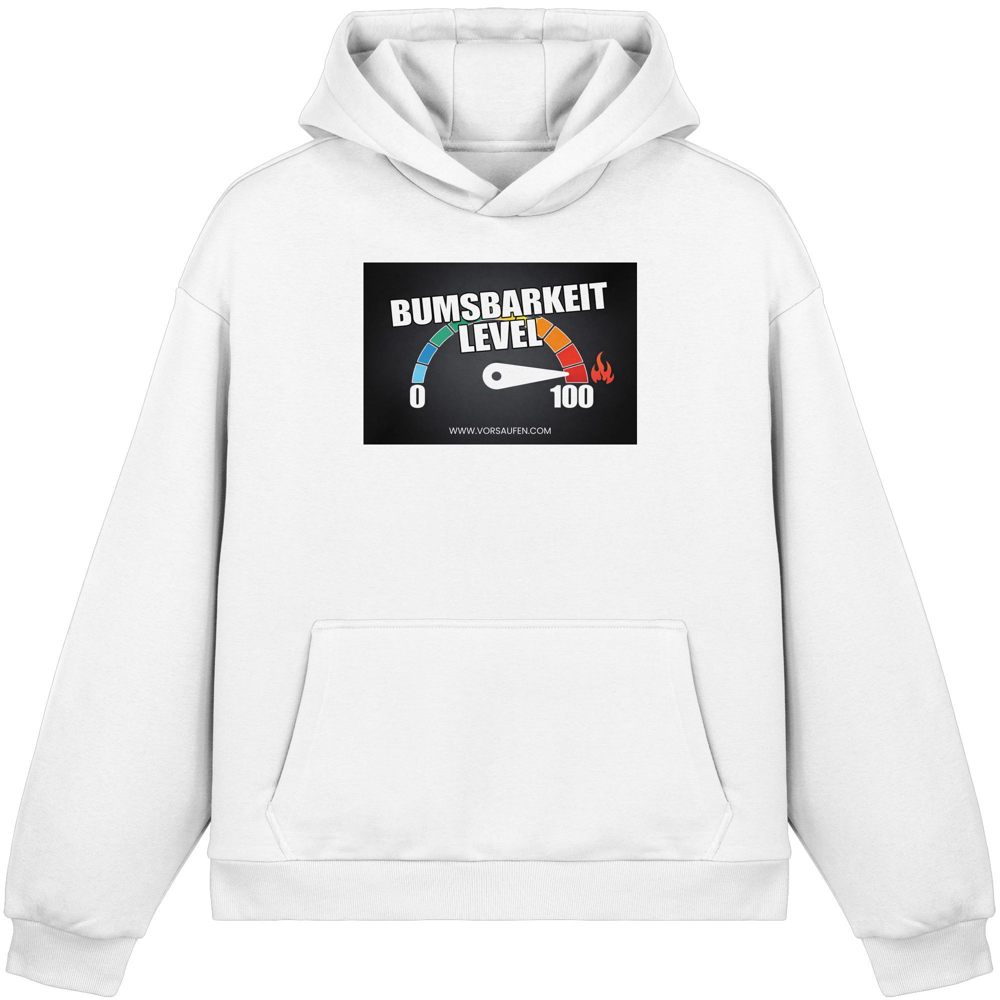Bumsbarkeit LVL 100 - Fluffy Boxcut Hoodie