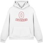 0 Bitches - Fluffy Boxcut Hoodie