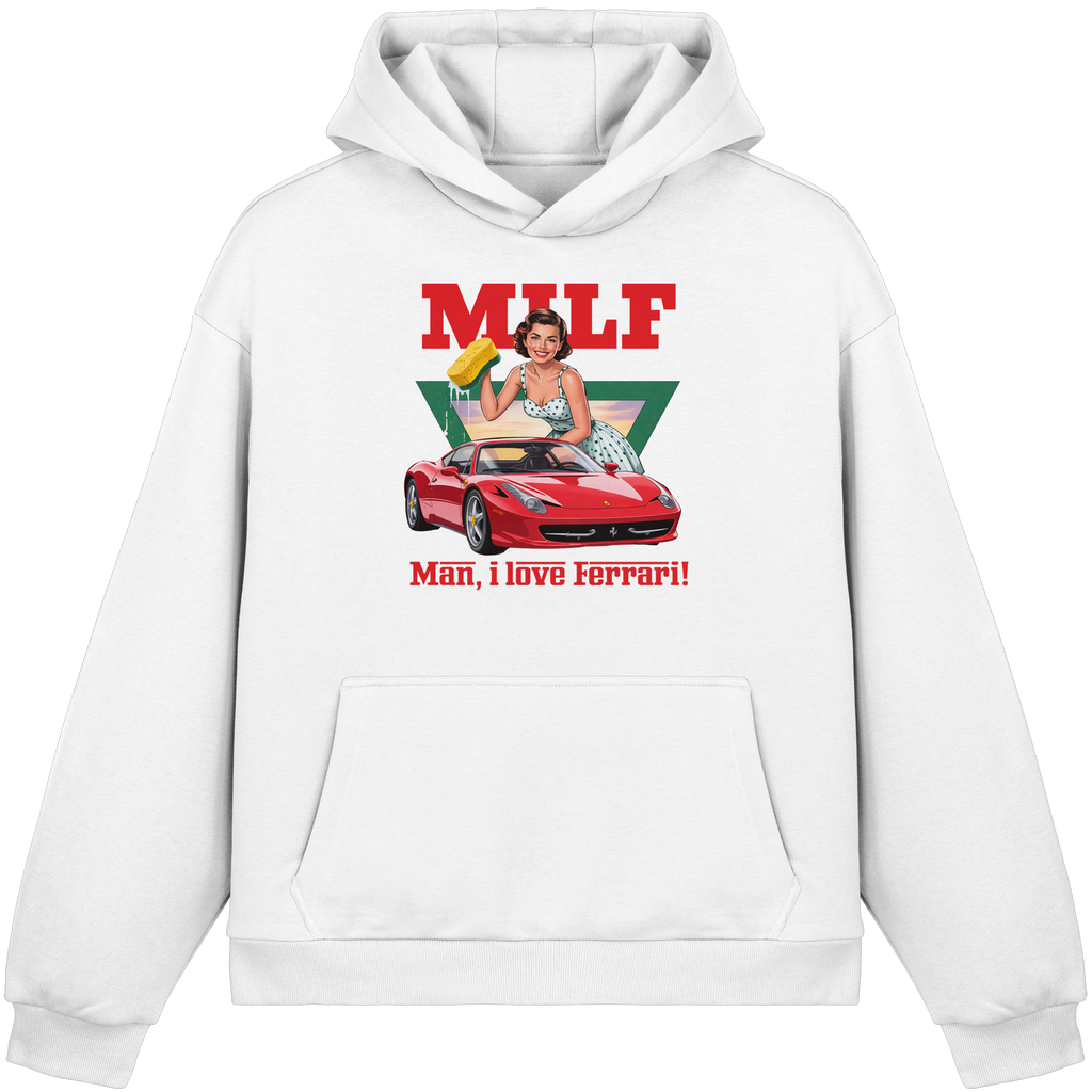 MILF - Fluffy Boxcut Hoodie