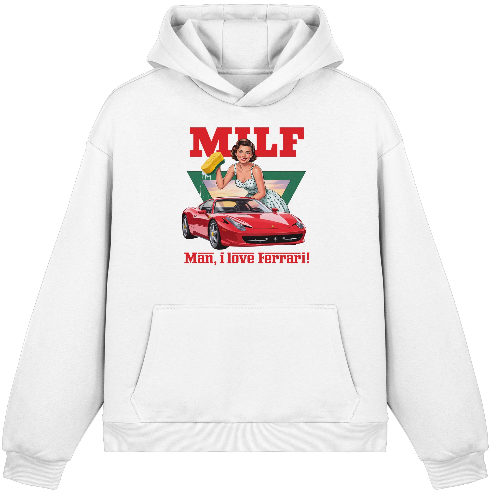 MILF - Fluffy Boxcut Hoodie