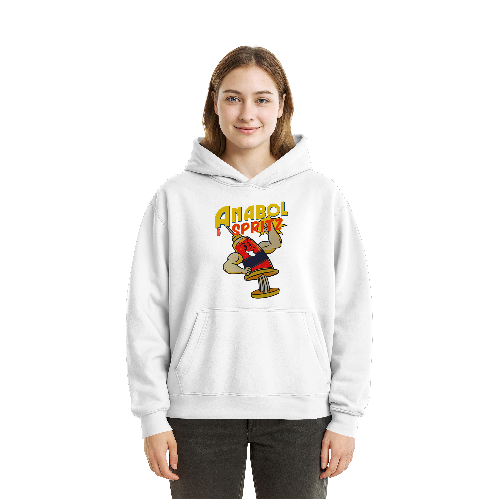 Anabol Spritz - Fluffy Boxcut Hoodie