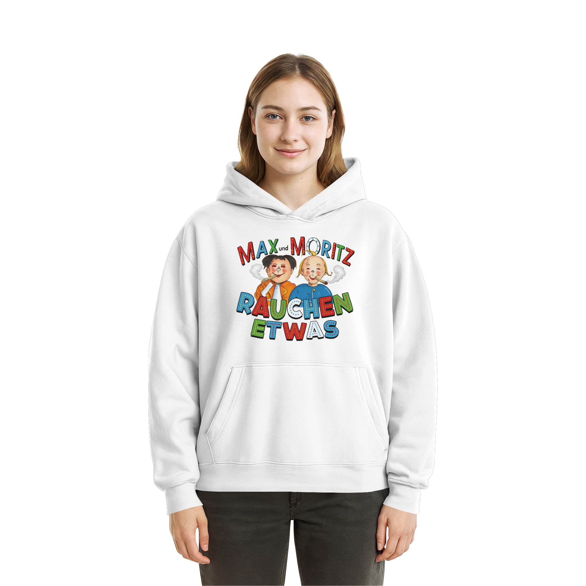 Max und Moritz - Fluffy Boxcut Hoodie