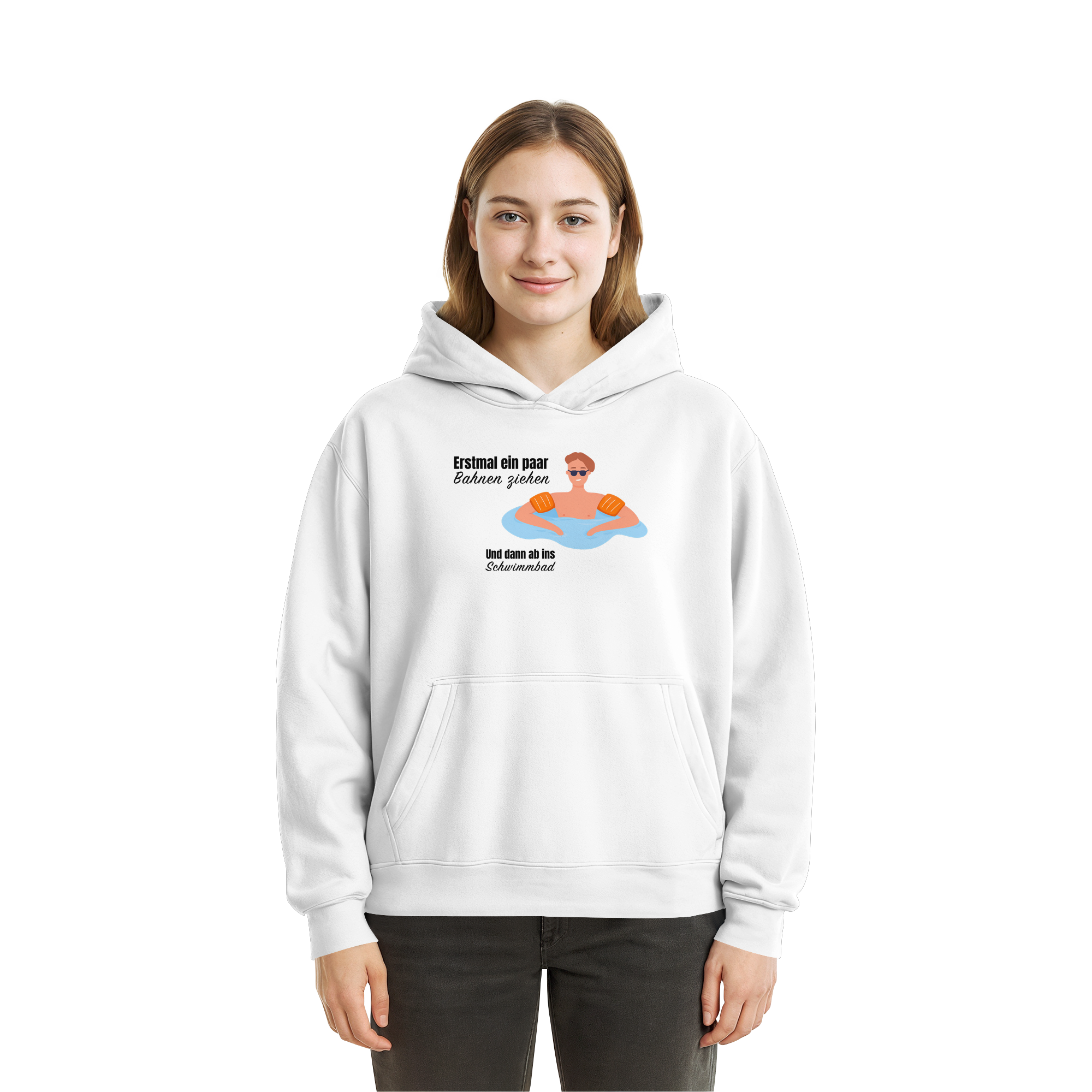 Bahnen Ziehen - Fluffy Boxcut Hoodie