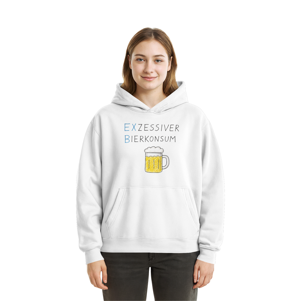 Exzessiver Bierkonsum - Fluffy Boxcut Hoodie