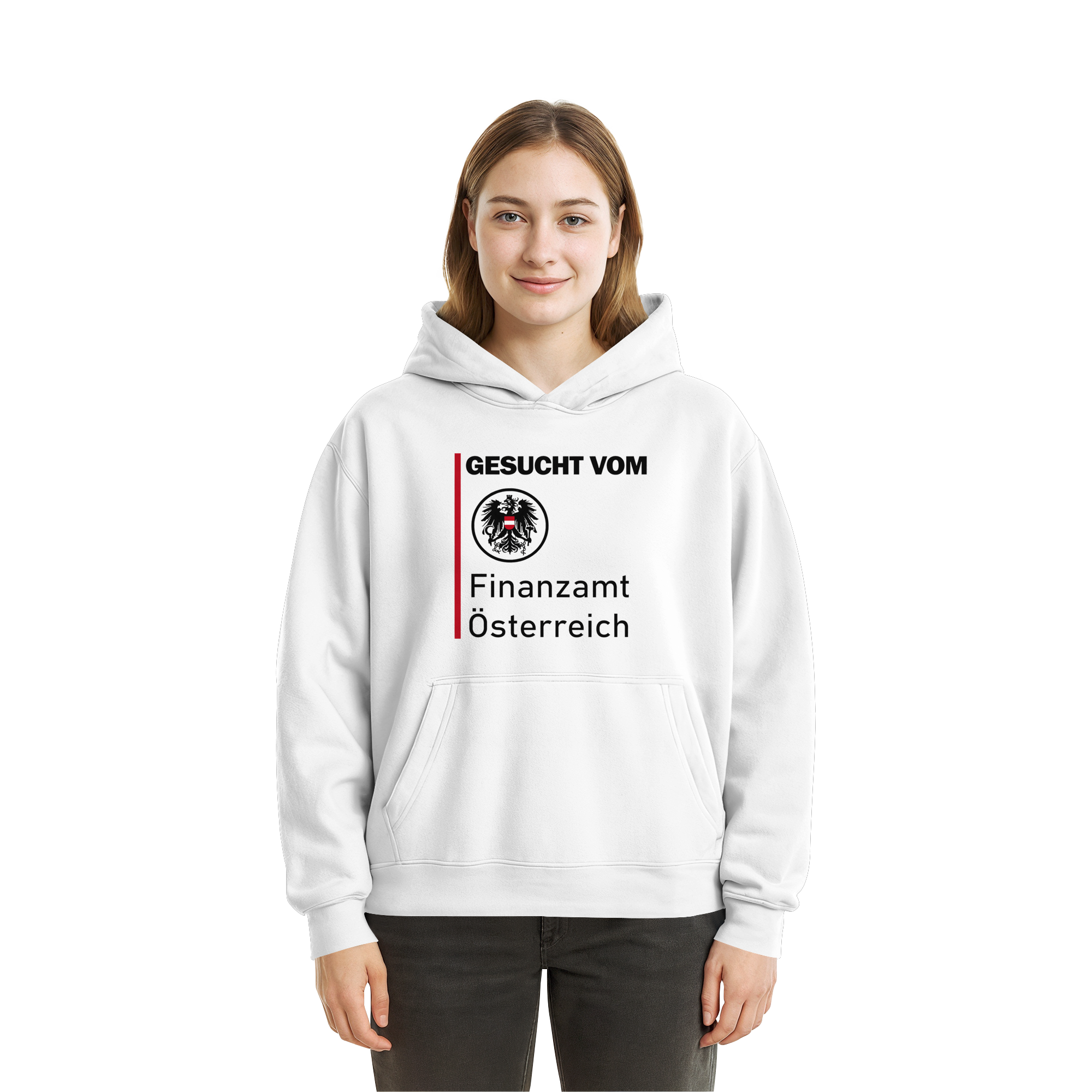 Finanzamt Österreich - Fluffy Boxcut Hoodie