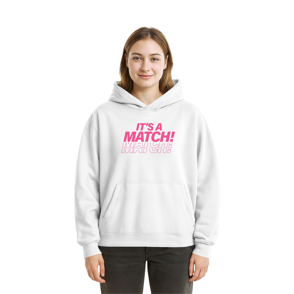 Its A Match - Fluffy Boxcut Hoodie
