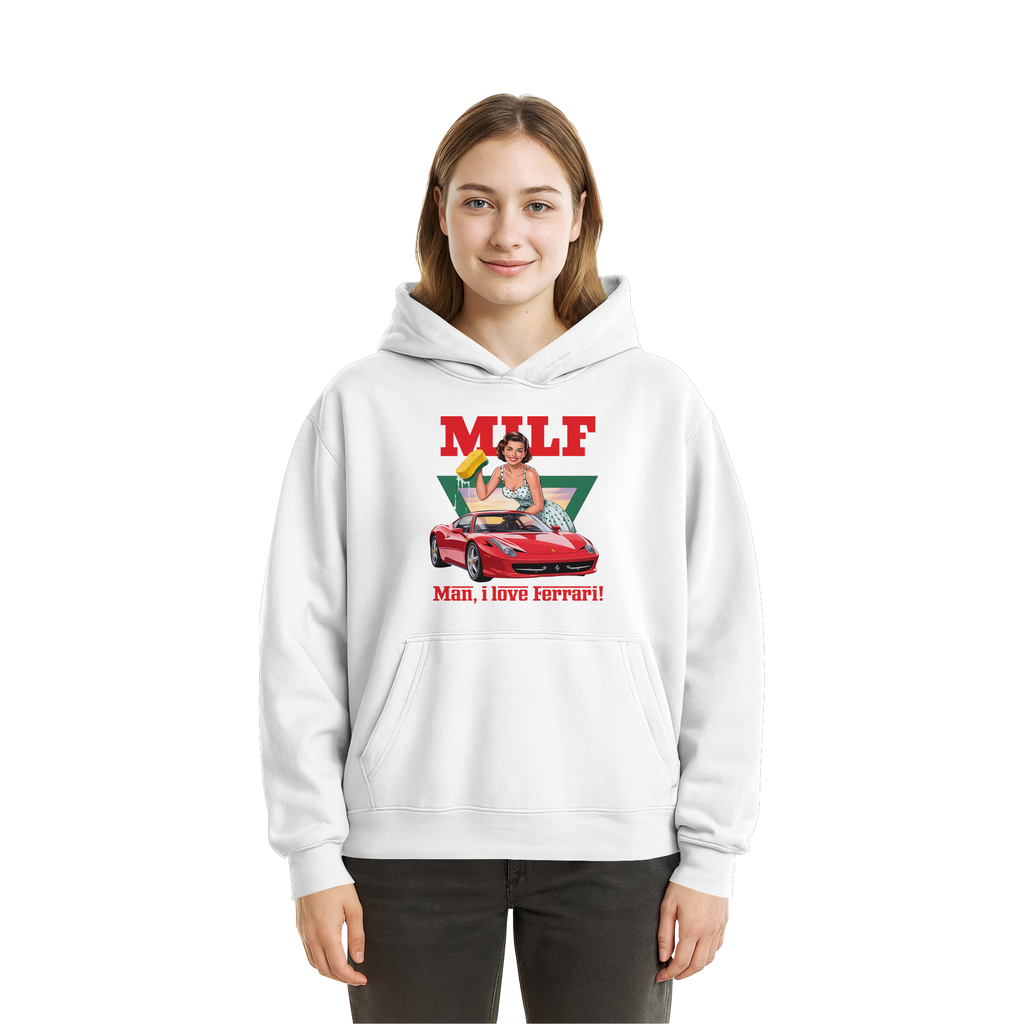 MILF - Fluffy Boxcut Hoodie