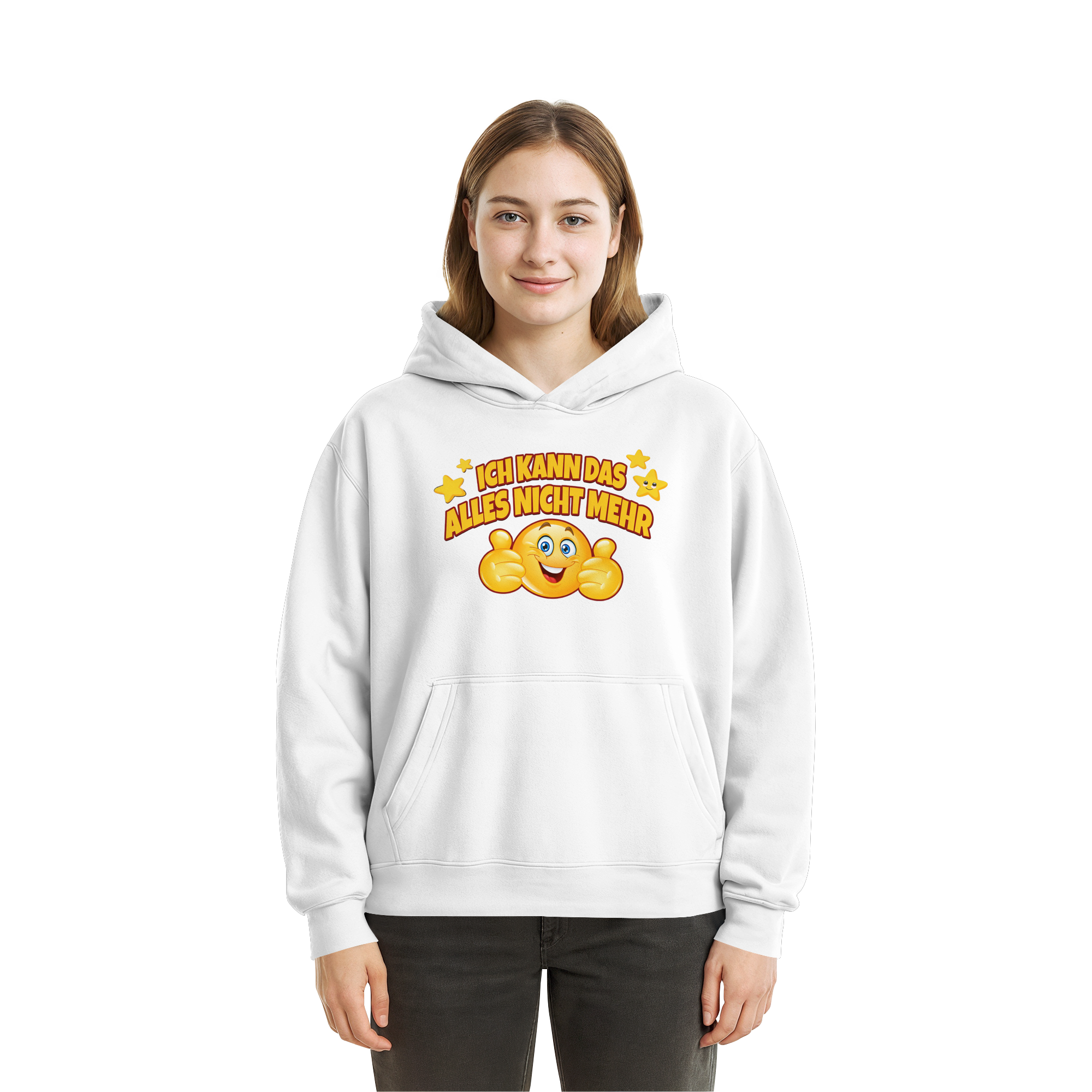 Ich kann das alles nicht mehr! - Fluffy Boxcut Hoodie