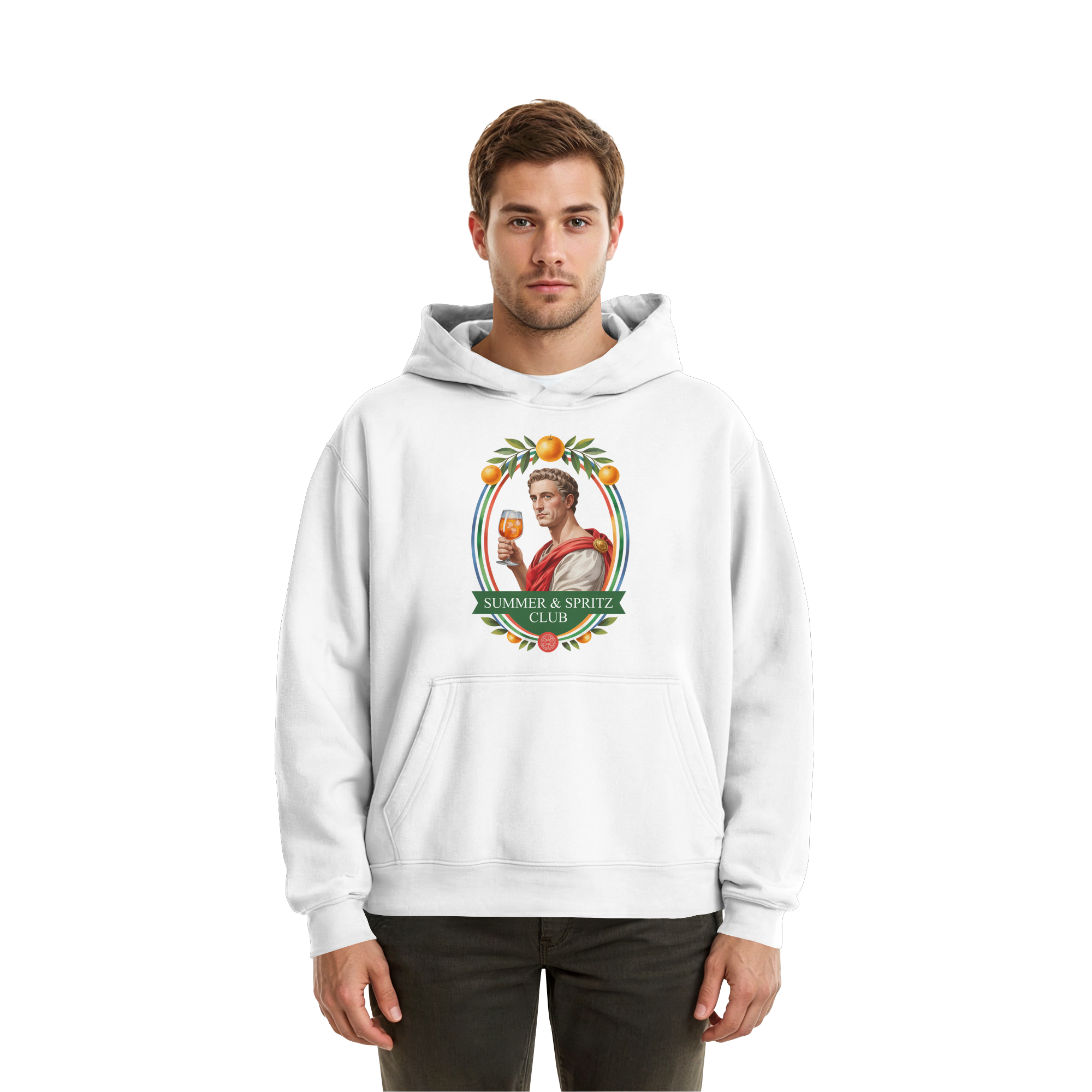Summer Spritz - Fluffy Boxcut Hoodie