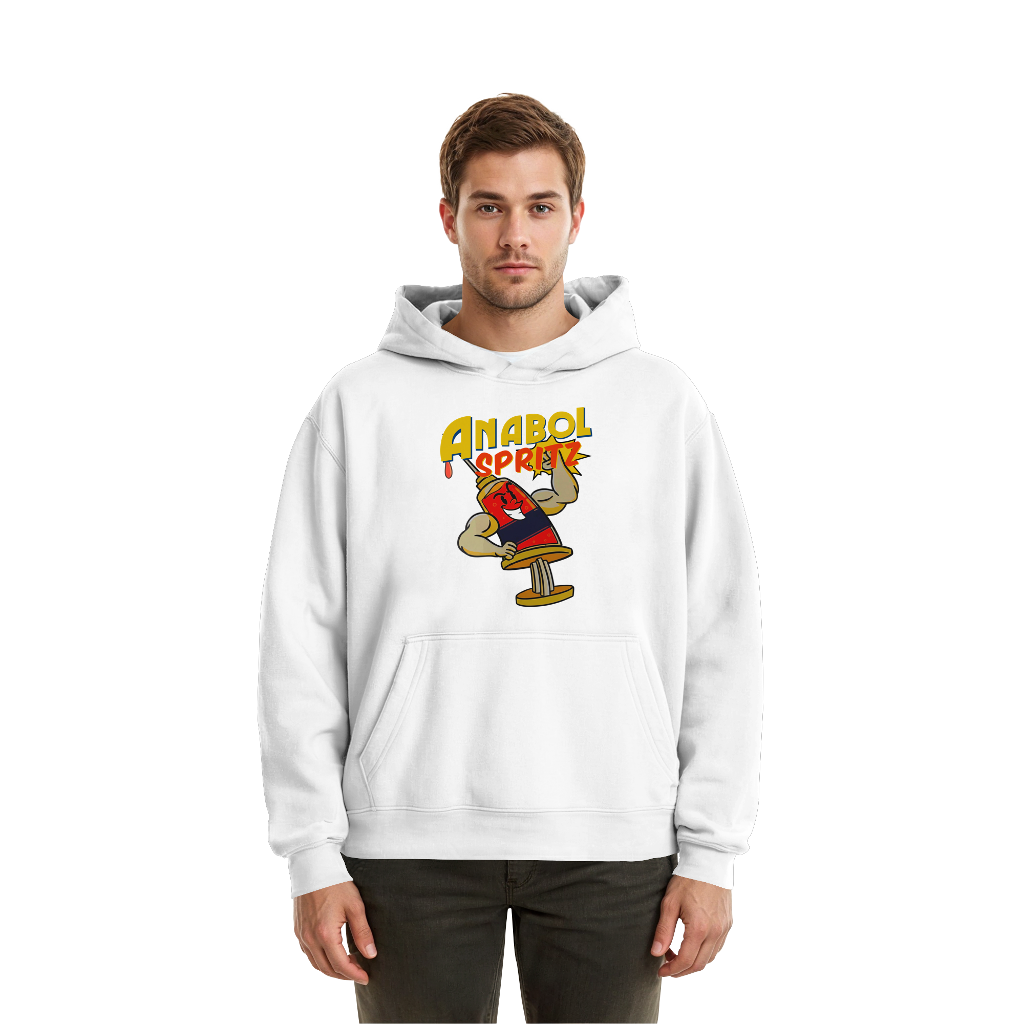 Anabol Spritz - Fluffy Boxcut Hoodie