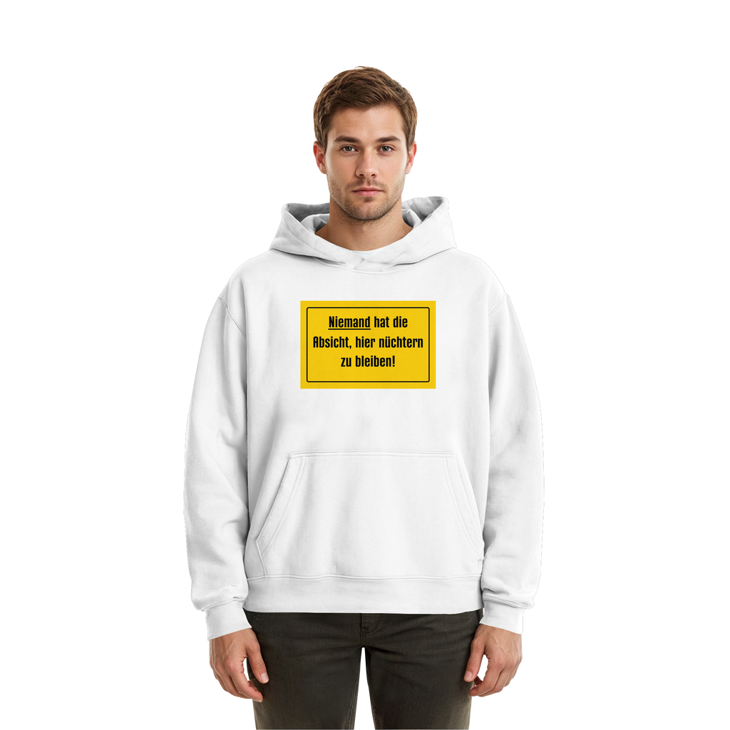 Nüchtern! - Fluffy Boxcut Hoodie