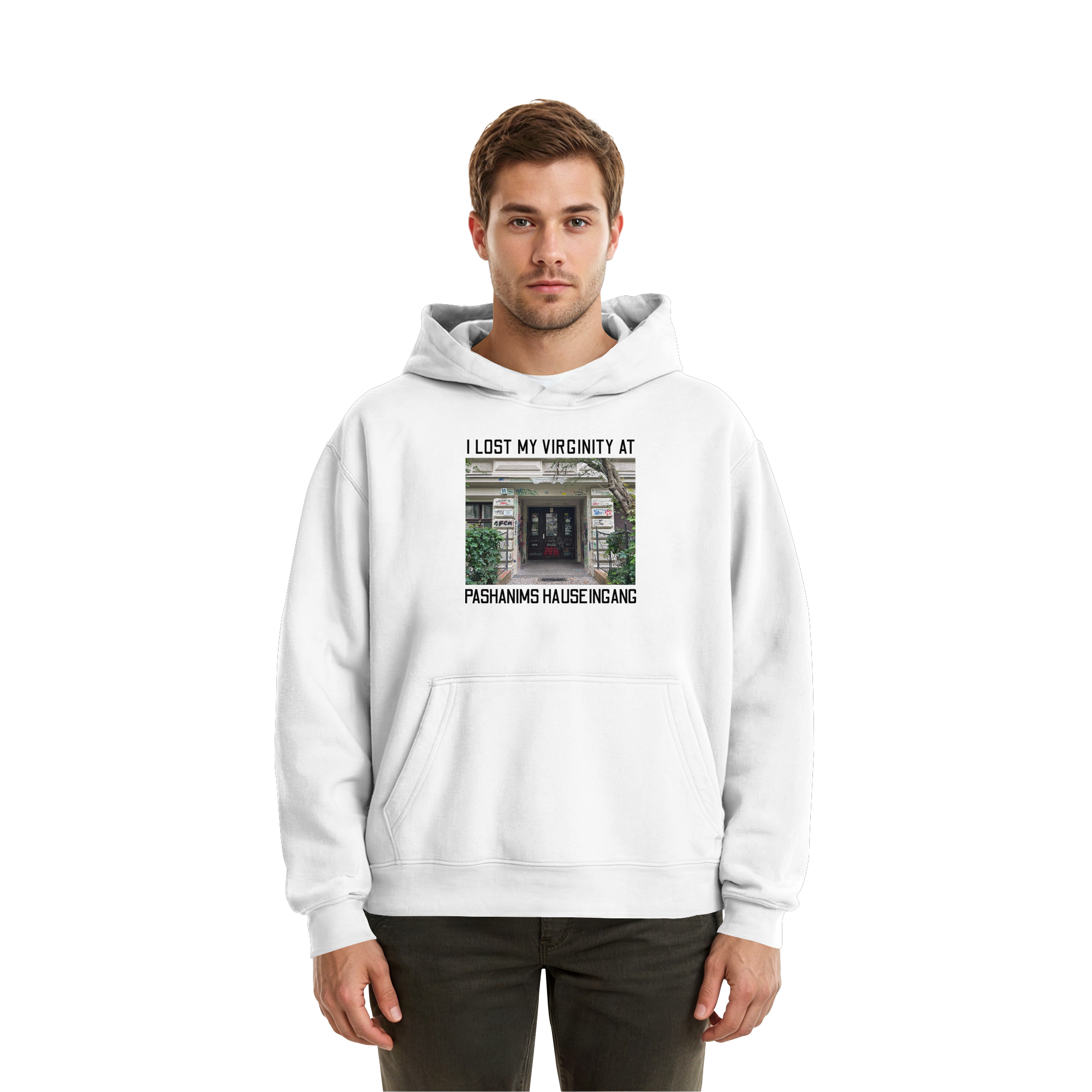 Pashanim Hauseingang - Fluffy Boxcut Hoodie
