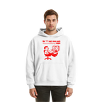 A-Rbeitszeitenbetrug - Red - Fluffy Boxcut Hoodie