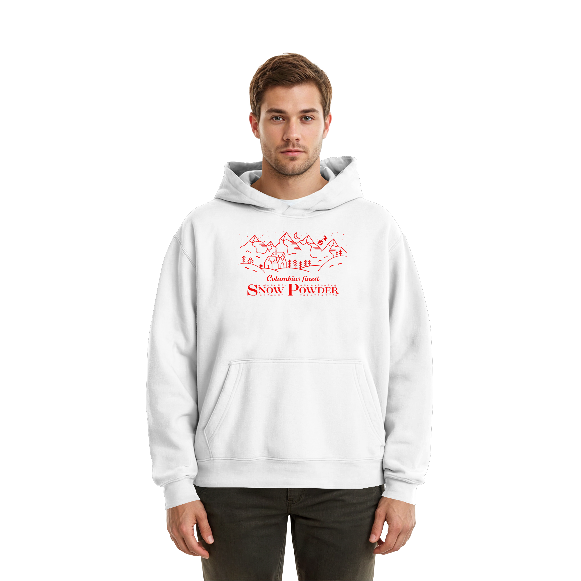 Columbia Snow Powder - Fluffy Boxcut Hoodie