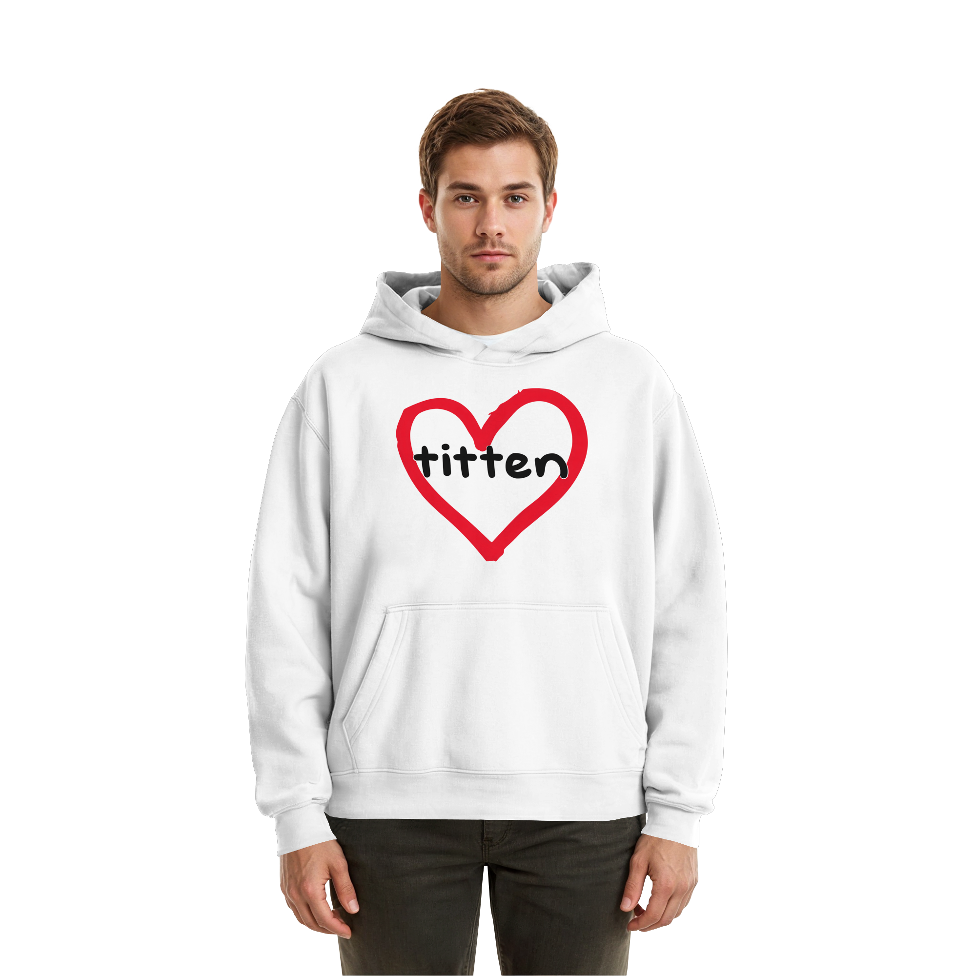Titten - Fluffy Boxcut Hoodie