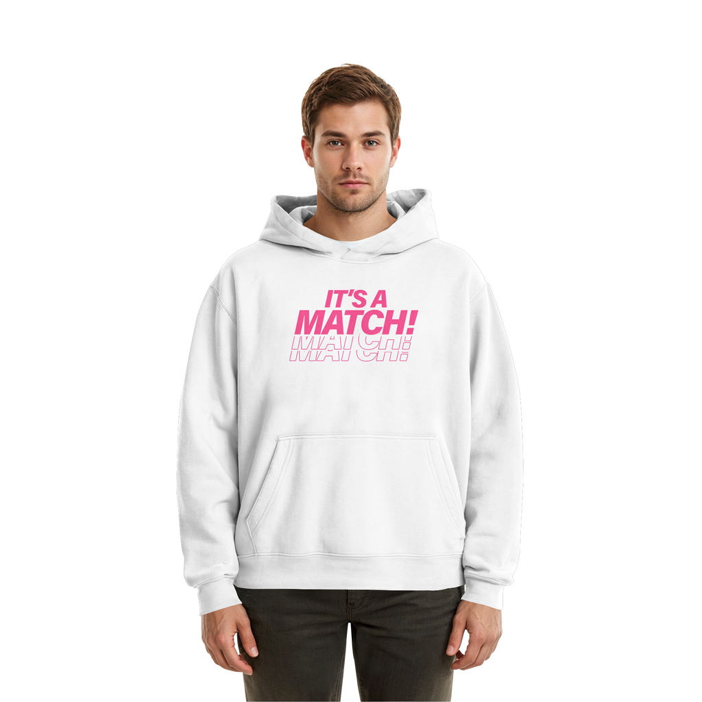 Its A Match - Fluffy Boxcut Hoodie