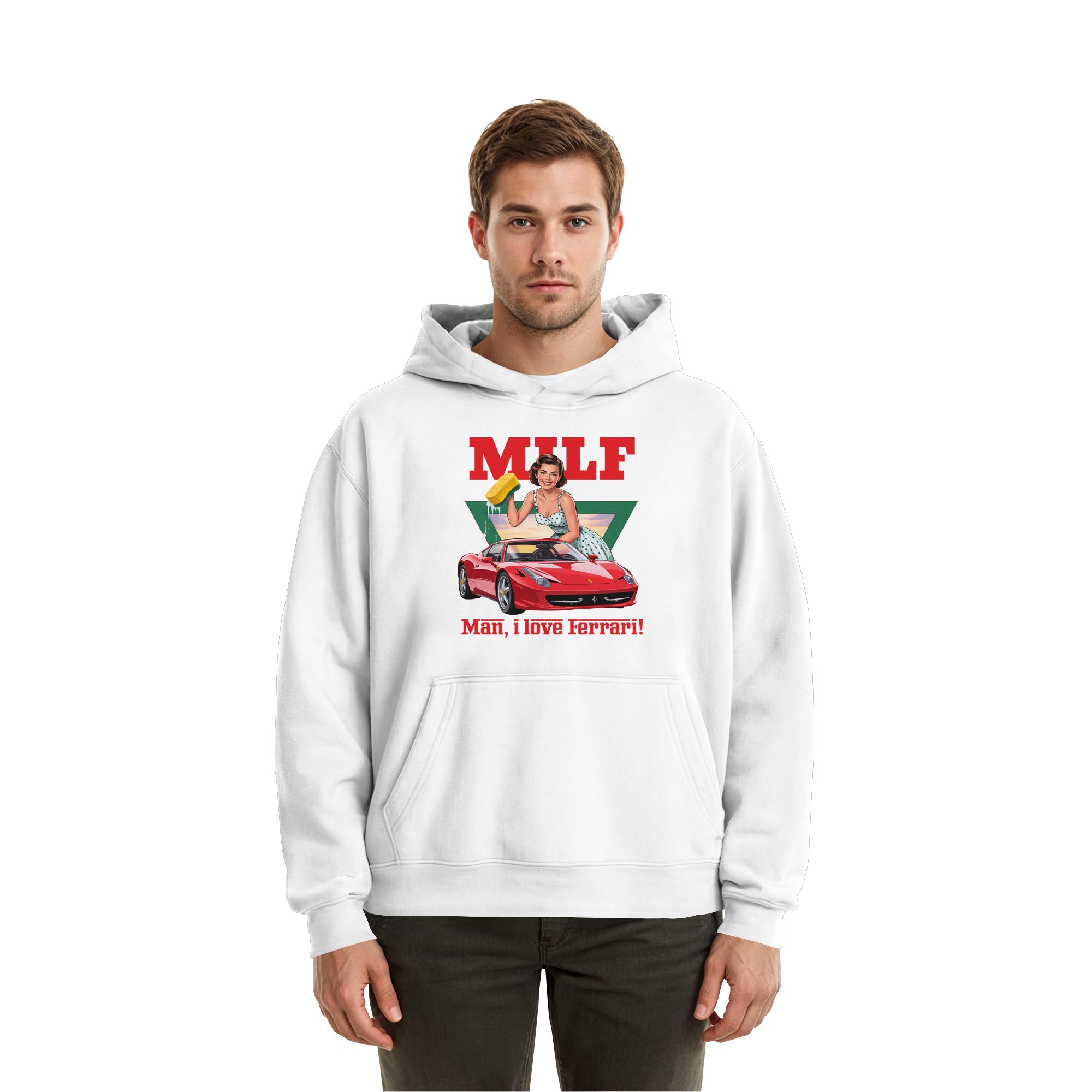 MILF - Fluffy Boxcut Hoodie