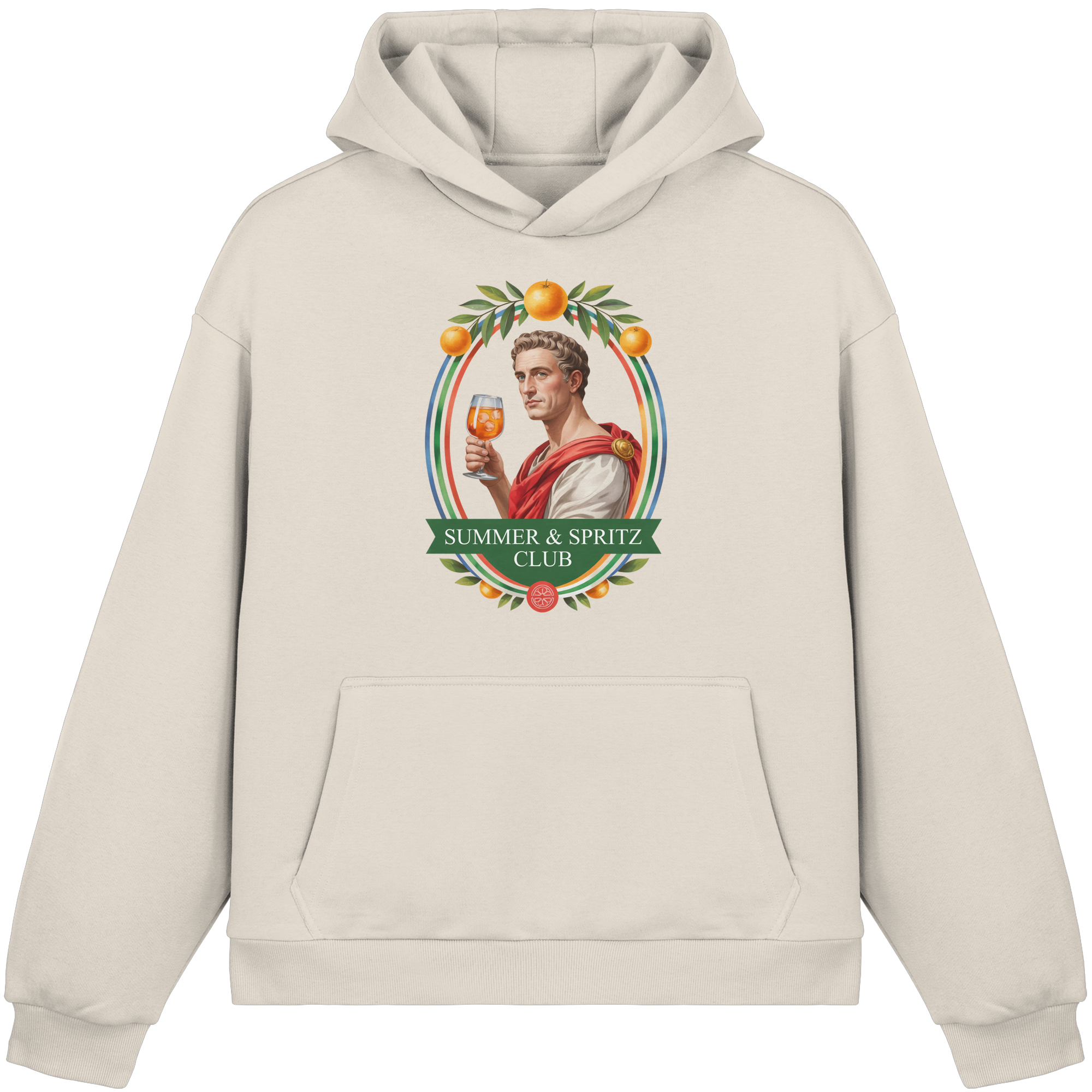Summer Spritz - Fluffy Boxcut Hoodie