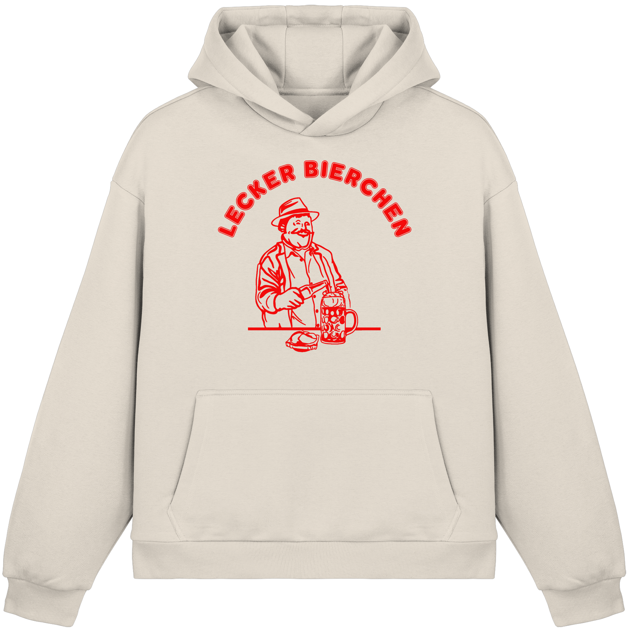Lecker Bierchen! - Fluffy Boxcut Hoodie