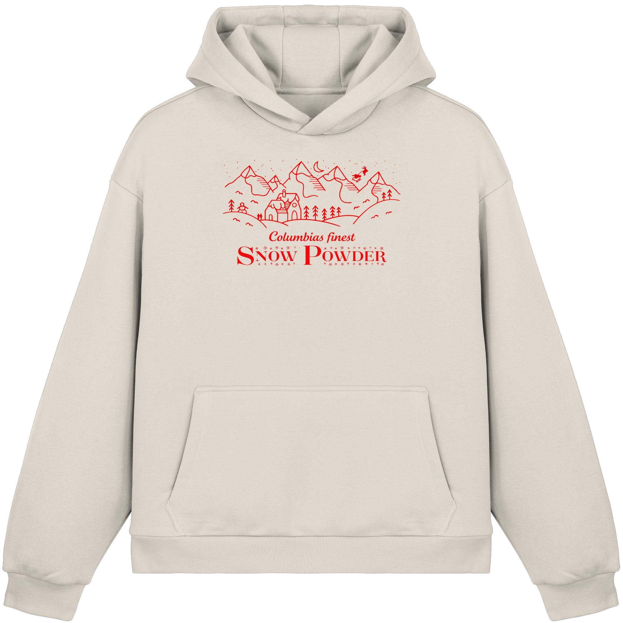 Columbia Snow Powder - Fluffy Boxcut Hoodie