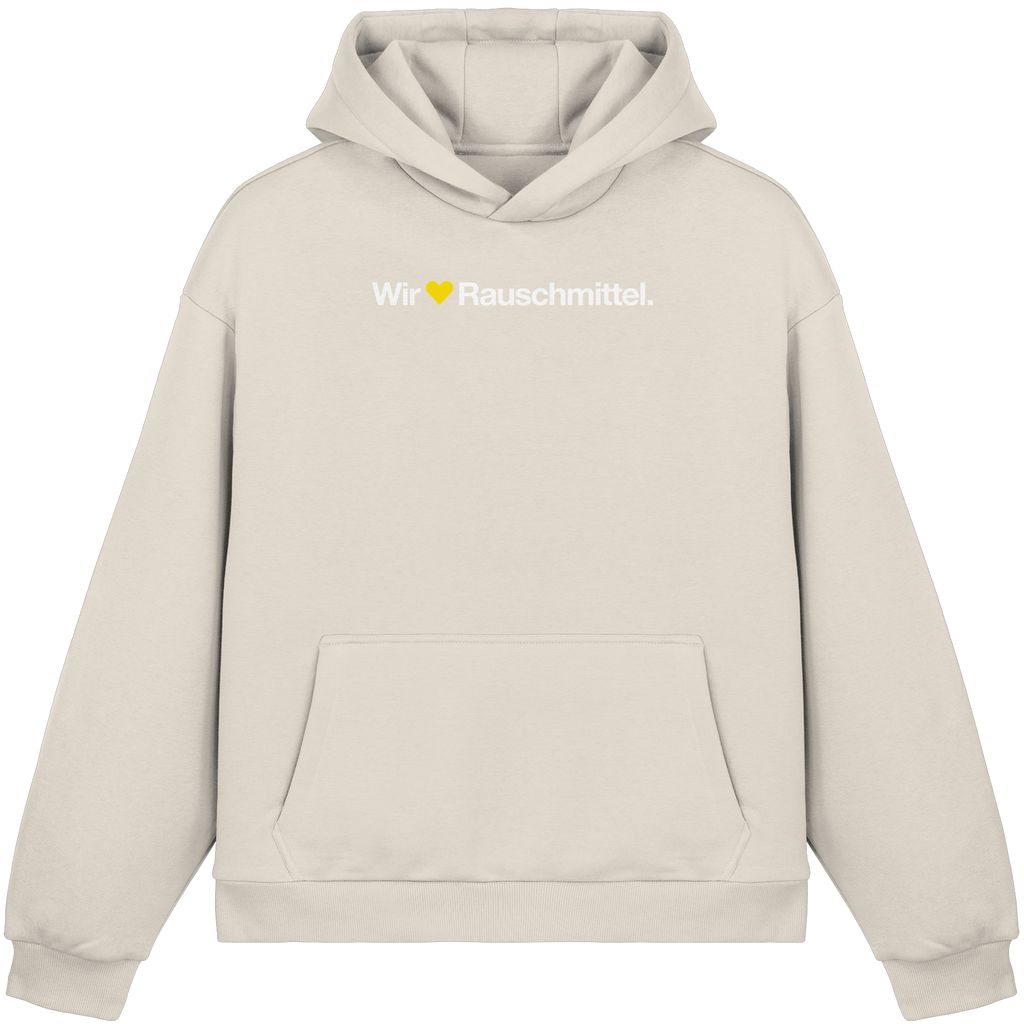 Wir Lieben Rauschmittel - Dark - Fluffy Boxcut Hoodie
