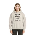Need Money for Apres Ski - Fluffy Boxcut Hoodie