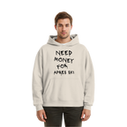 Need Money for Apres Ski - Fluffy Boxcut Hoodie