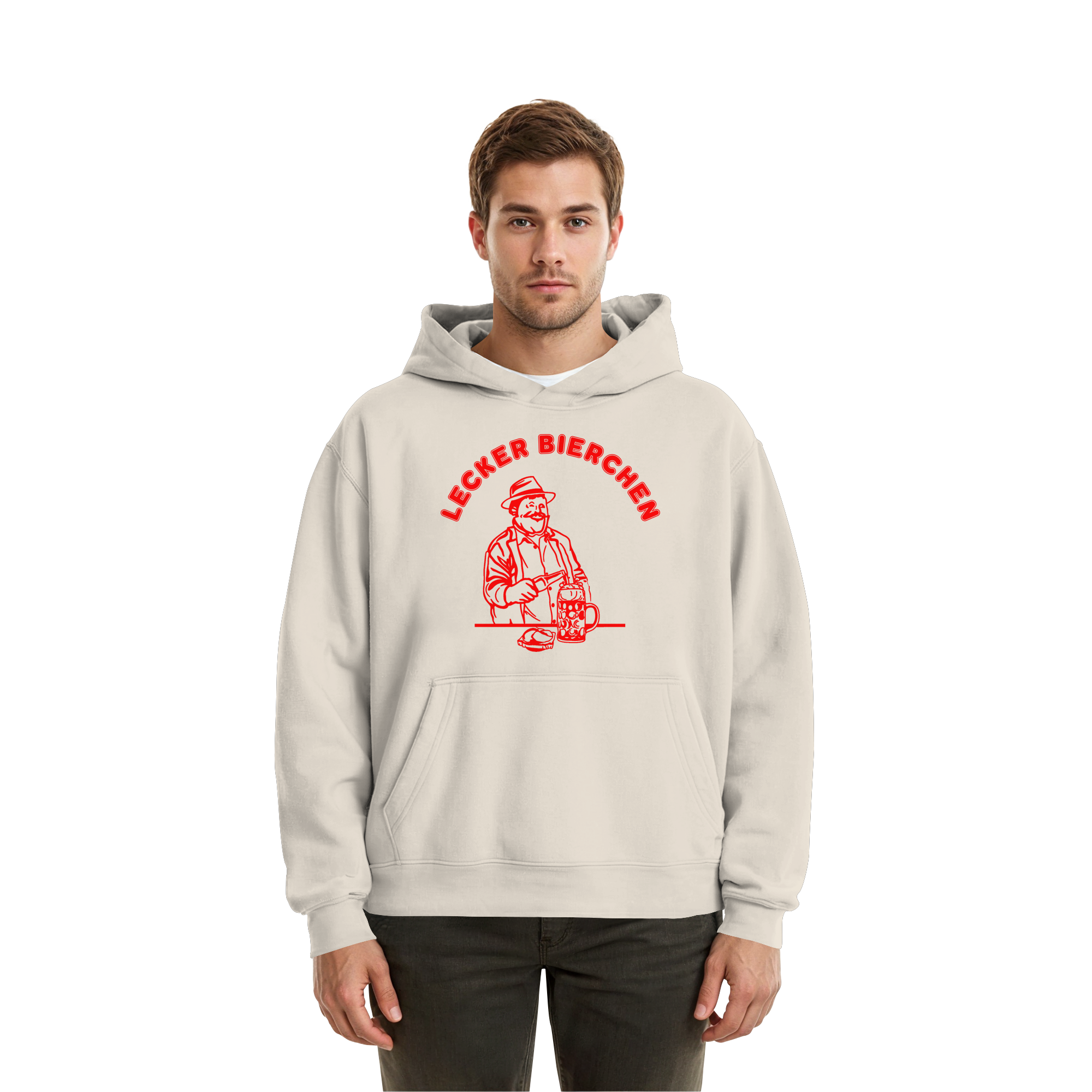 Lecker Bierchen! - Fluffy Boxcut Hoodie