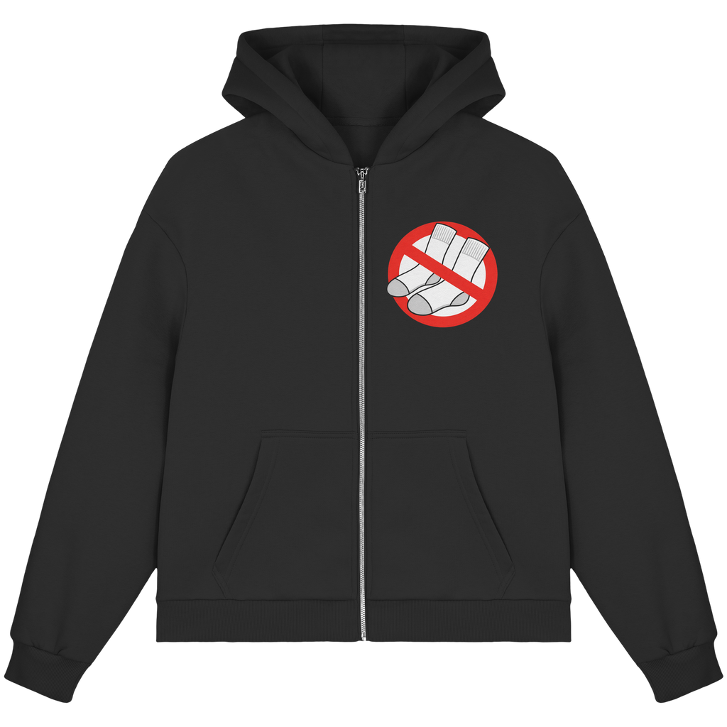 No Socks! - Fluffy Boxcut Zipper